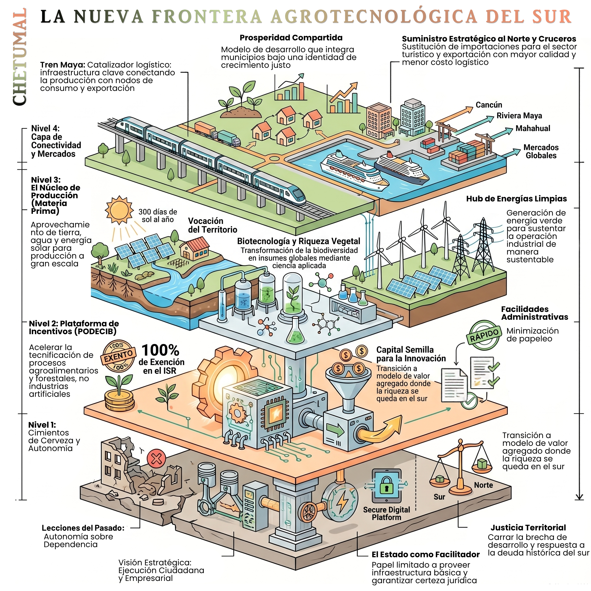Infografía: Agrotecnología y soberanía productiva en Chetumal